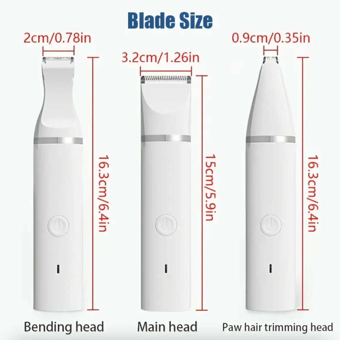 Multi-Use Pet Grooming Kit for Hair & Nail, 1 Set Rechargeable Pet Hair Trimmer with Replaceable Heads, Electric Pet Nail Cutter for Cats & Dogs, Pet Supplies, Dog Nail Clipper, Dog Nail Trimmer, Pet Supplies