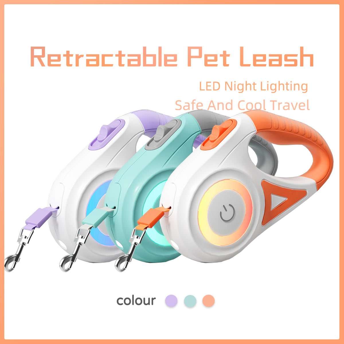 Automatic Dog LED Leash
