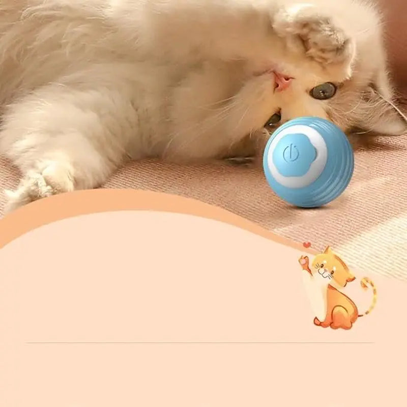 Pet Smart Gravity Rolling Ball - Rechargeable Cat Toy for Endless Fun